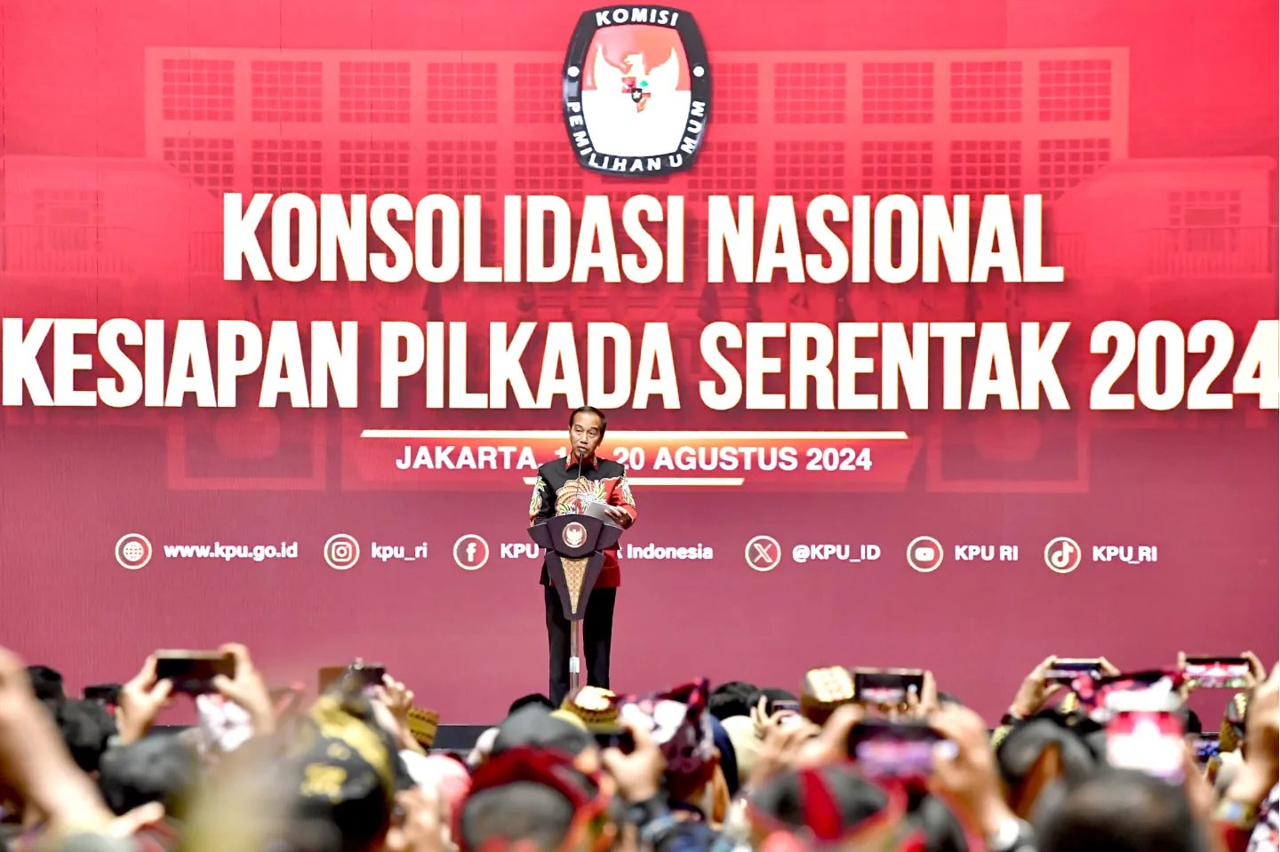 Presiden Jokowi Hadiri Rapat Konsolidasi Nasional Kesiapan Pilkada 2024