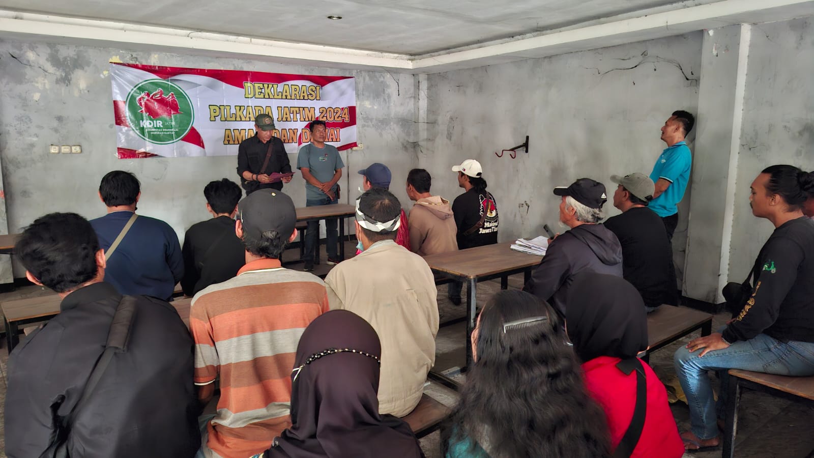 Komunitas Demokrasi Inspirasi Rakyat Jawa Timur Deklarasi Pilkada Damai