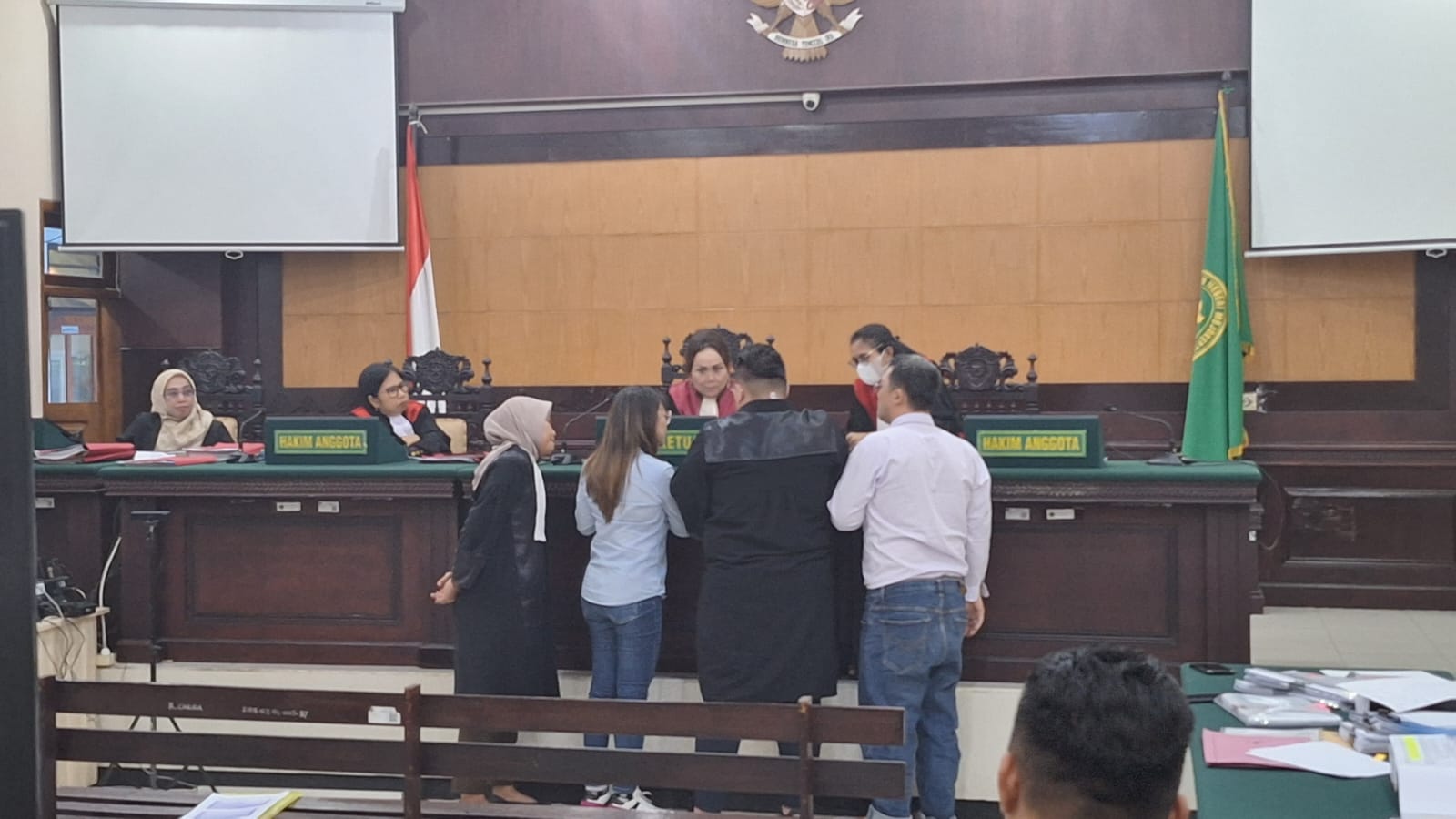 Kuasa Hukum terdakwa Penggelepan sebut Keterangan Saksi Memberatkan Saksi Sendiri