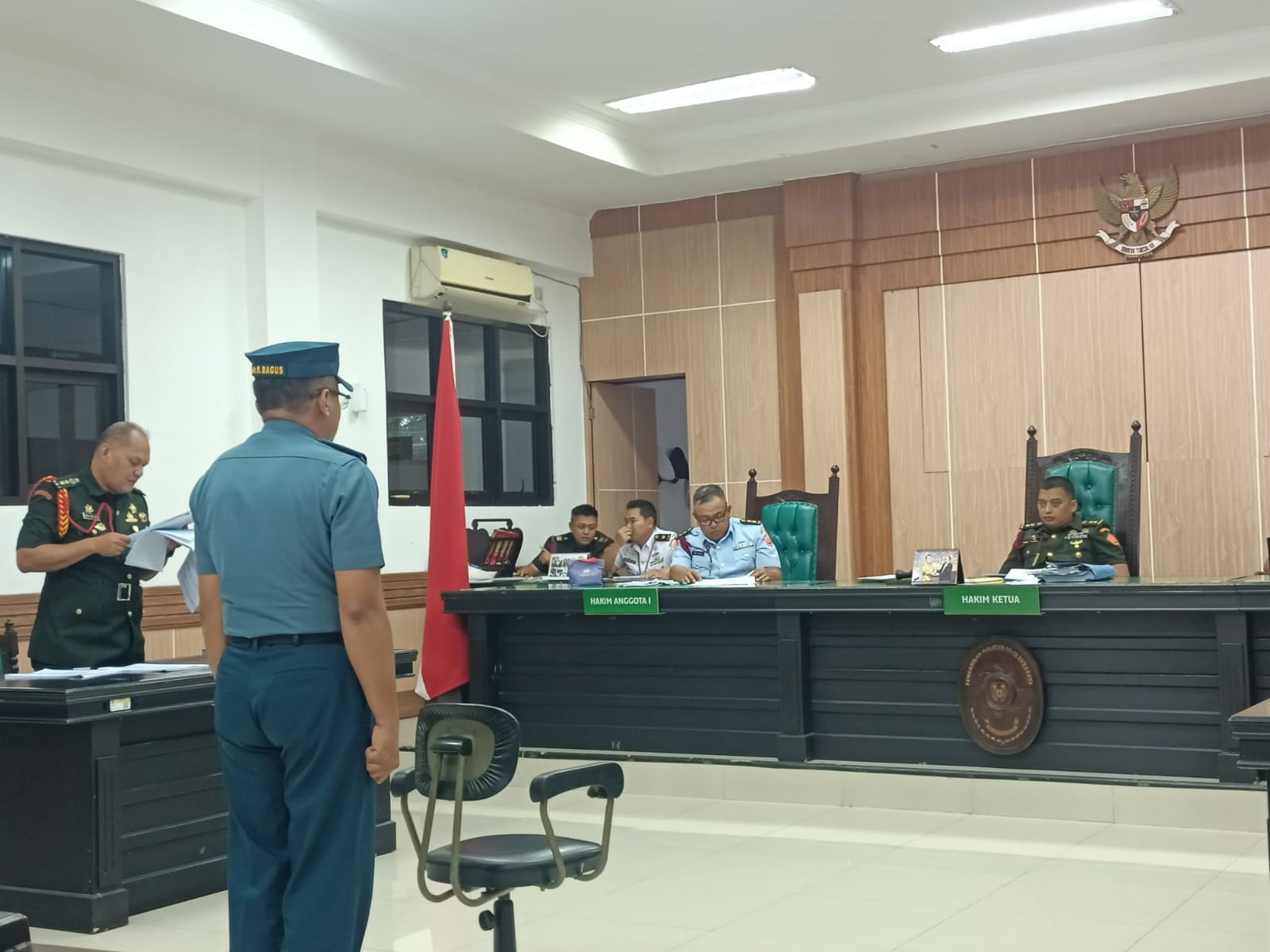 Terdakwa KDRT Lettu dr. Raditya Bagus Dituntut Delapan Bulan Penjara