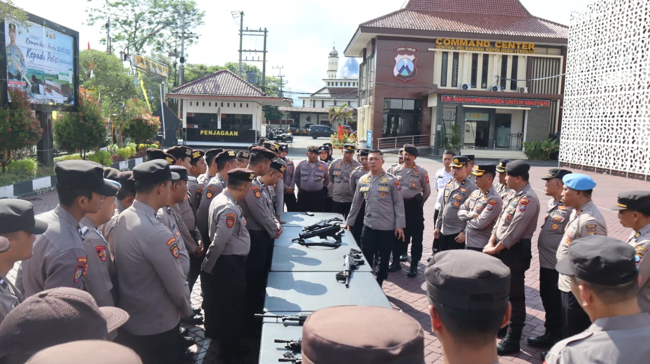 Polres Trenggalek Gelar Latihan Menembak, Ini Tujuannya
