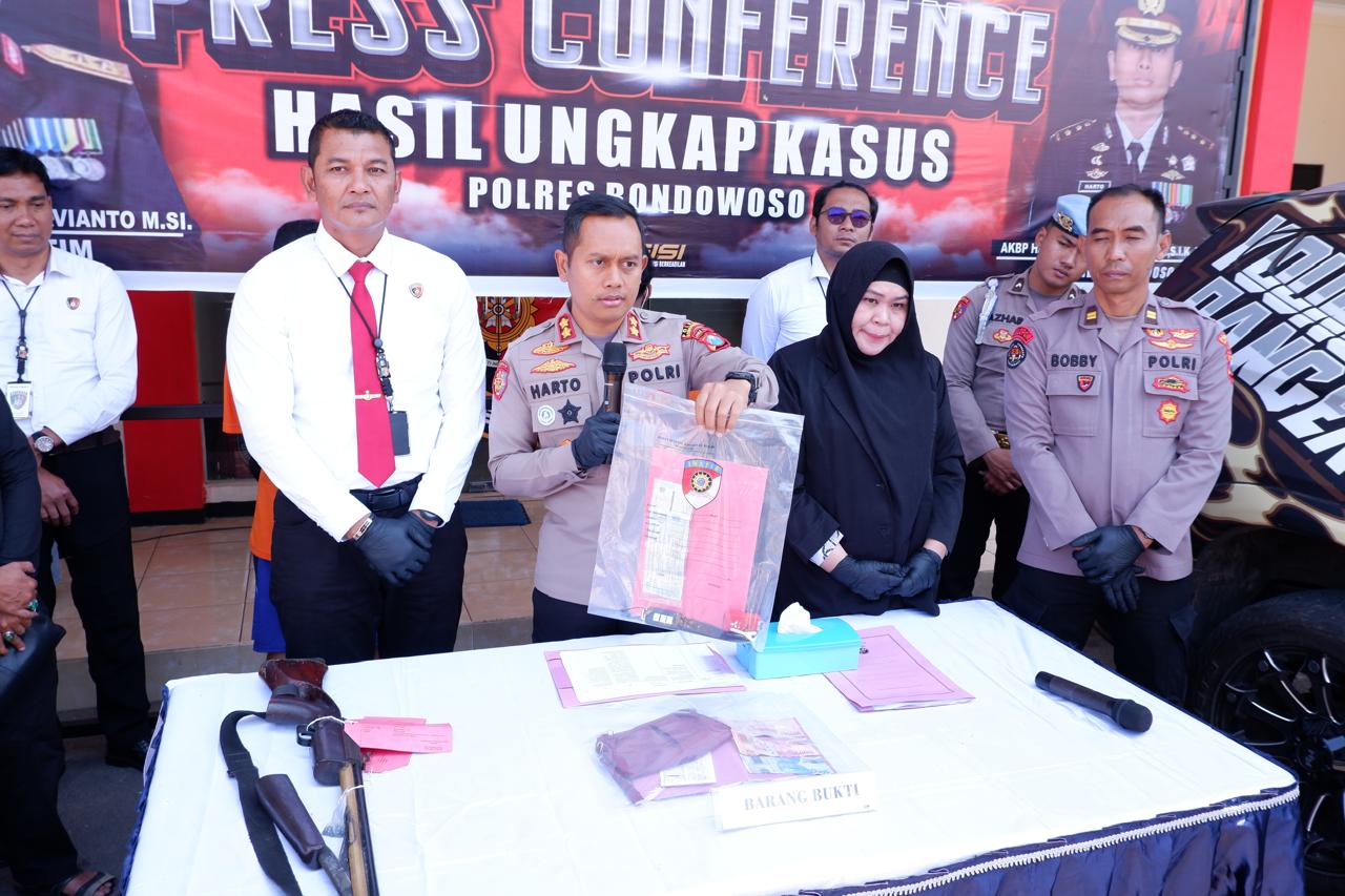Polres Bondowoso berhasil Ungkap Tiga Kasus Kriminal Menonjol, Dua di Antaranya Libatkan Remaja Dibawah Umur