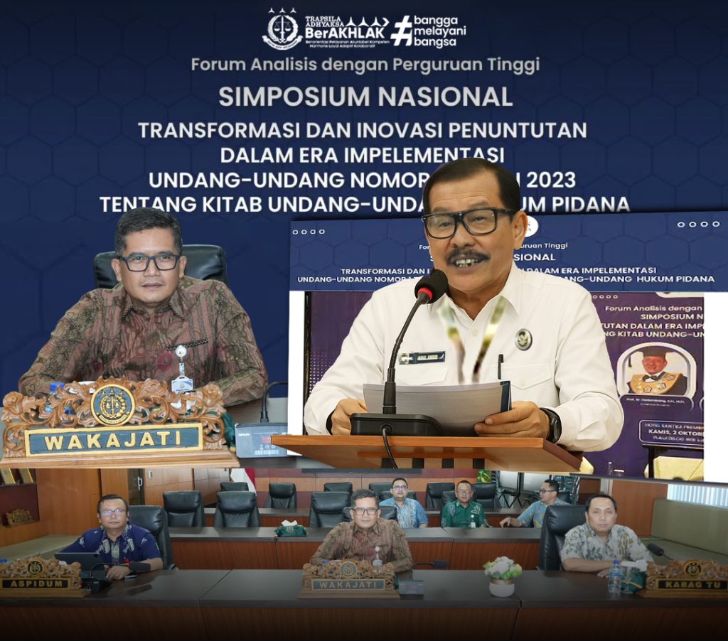 Kejati Jatim Ikuti Forum Analisis Bersama Komjak RI, Dukung Transformasi dan Inovasi Penuntutan