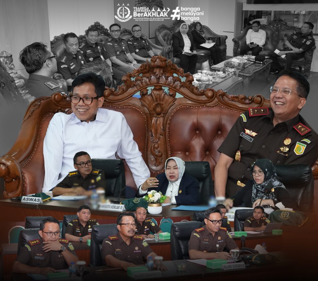 Kajati Jatim Sambut Kunjungan Kerja Komjak RI, Perkuat Sinergi dan Optimalisasi Tata Kelola Kelembagaan