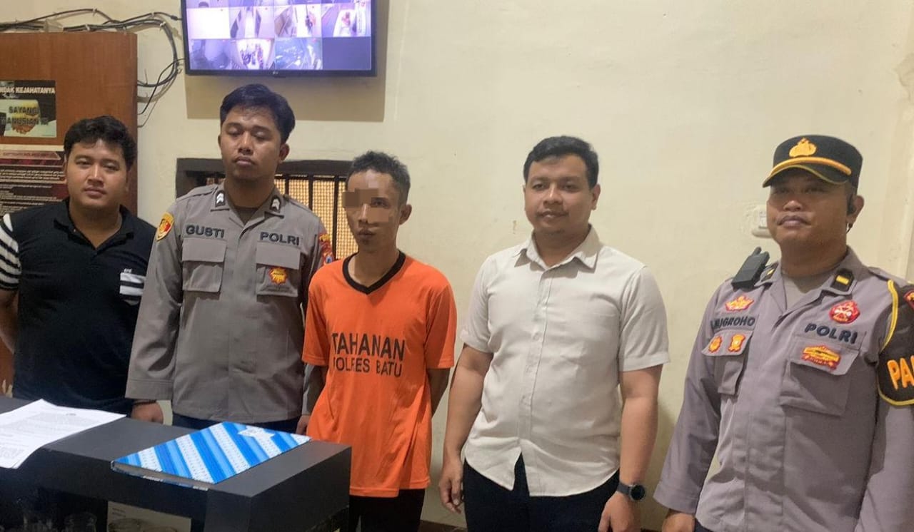 Polres Batu Amankan Tersangka Komplotan Jambret Perhiasan Emak – emak