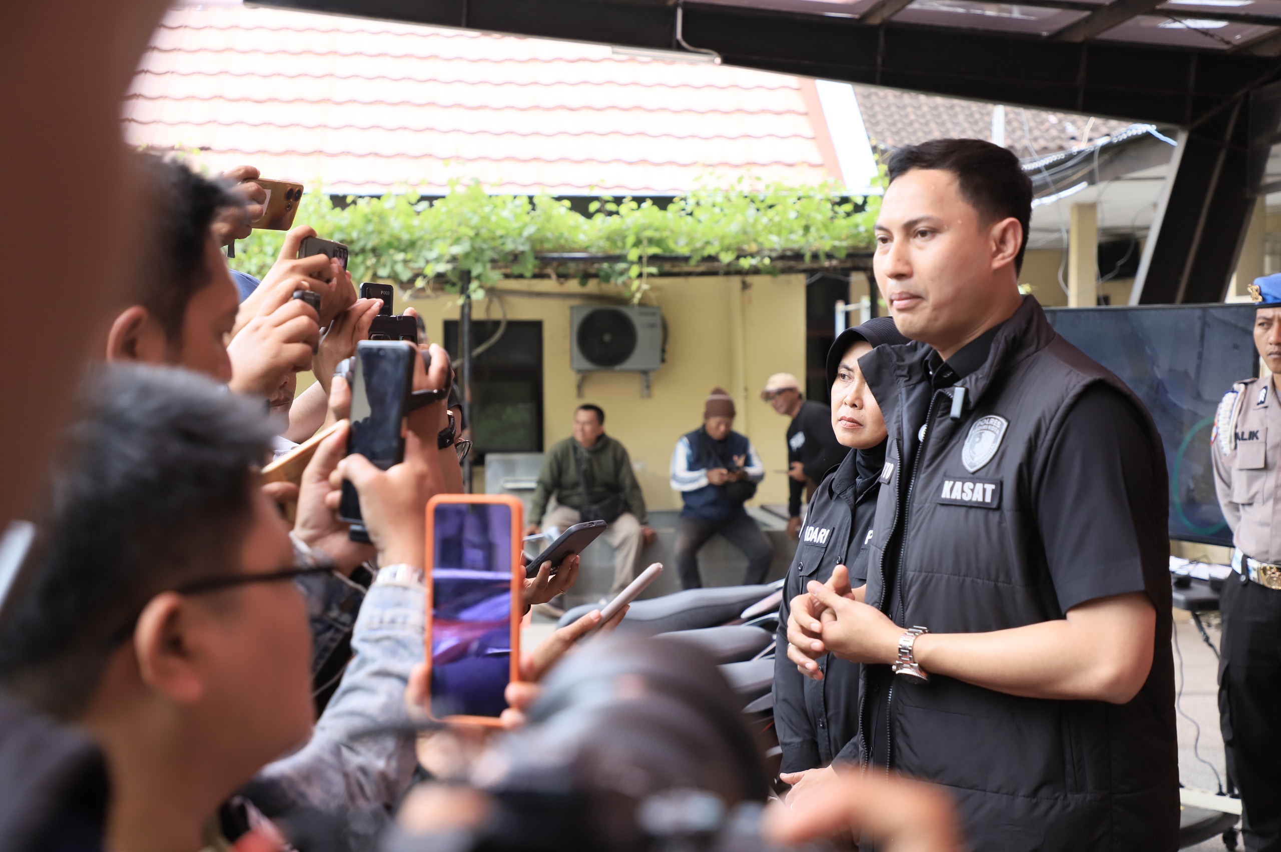 Polres Kediri Kota Amankan 2 Tersangka Curanmor yang Beraksi di Sejumlah TKP