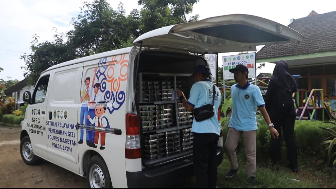 Awal Tahun 2026, 3 SPPG Polres Magetan Kembali Salurkan Program MBG