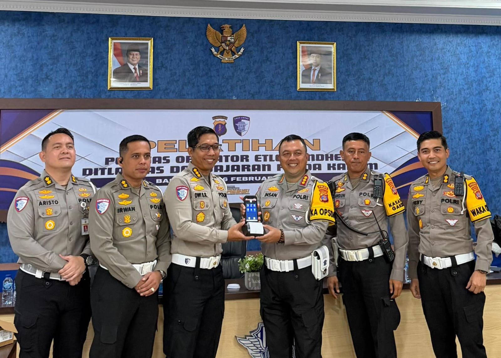 ETLE Mobile Handheld Perkuat  Modernisasi Penindakan Lalu Lintas di Kaltim
