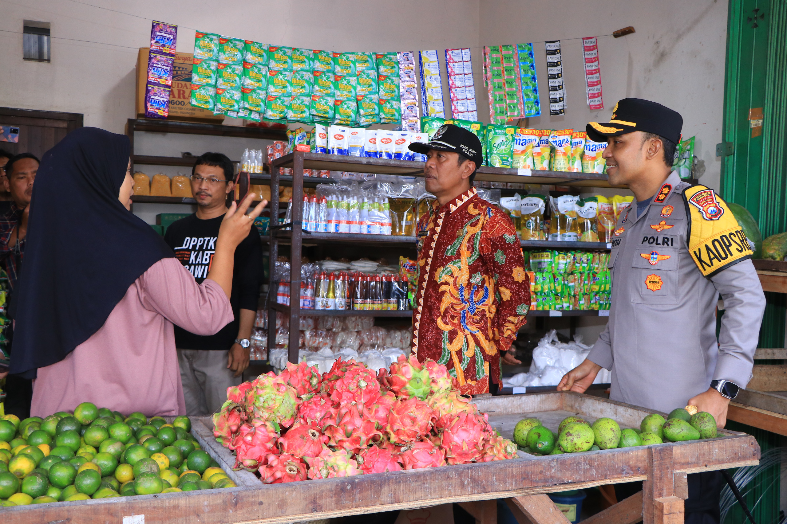 Polres Ngawi Bersama Pemkab Sidak Pasar Jaga Stabilitas Harga dan Ketersediaan Bapokting