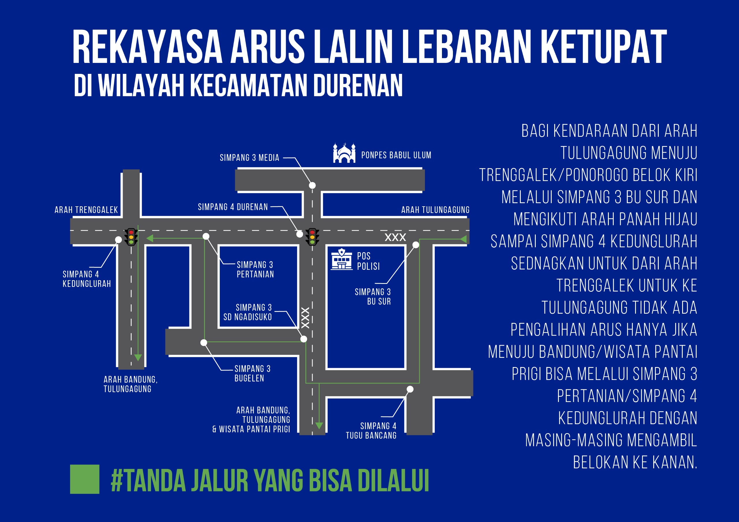 Ada Pengalihan Arus Saat Perayaan Kupatan di Trenggalek. Catat Rutenya