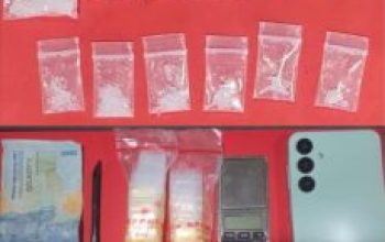 Polres Pelabuhan Tanjungperak Amankan Tersangka Kurir Sabu di Surabaya