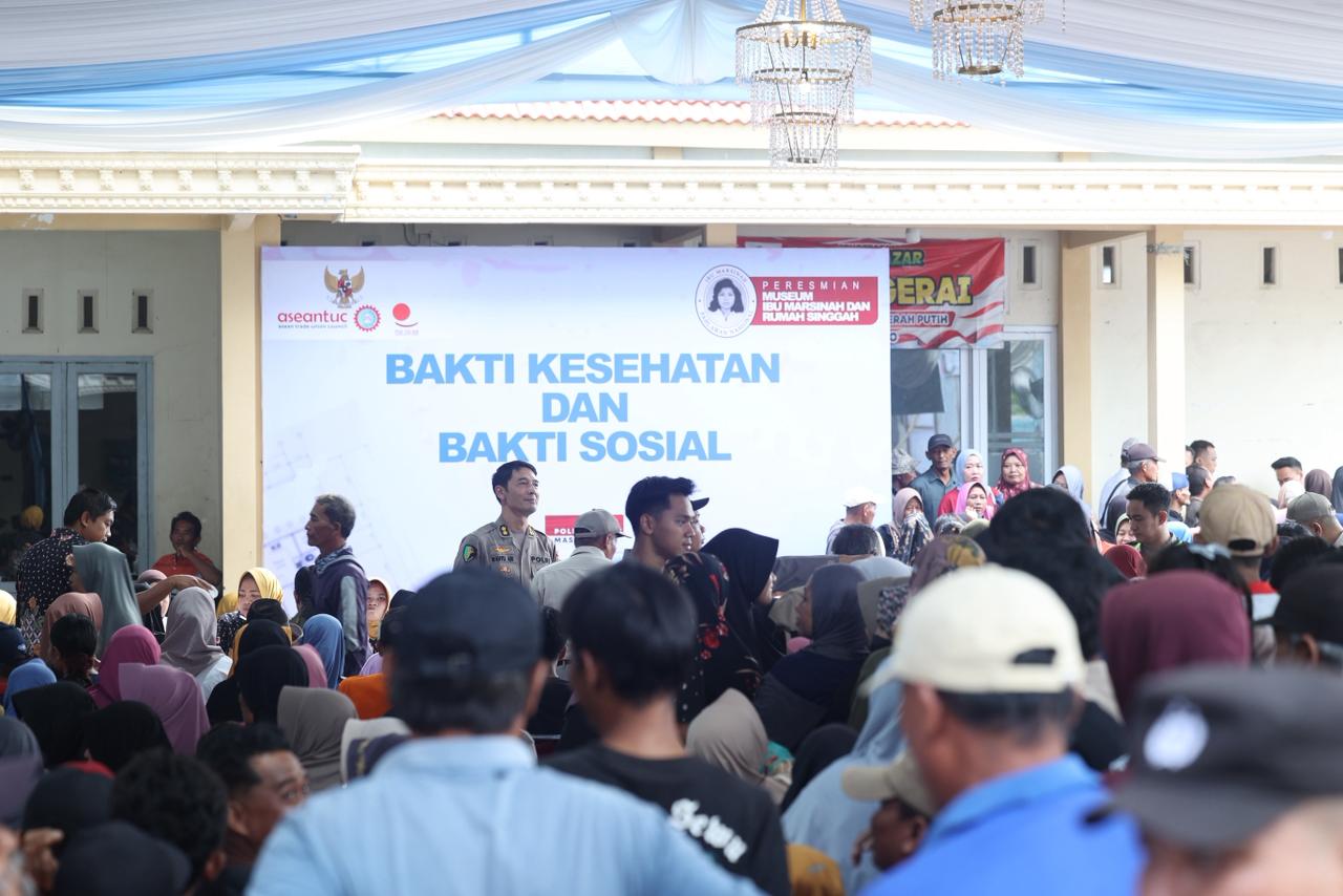 Polri Untuk Masyarakat : Polda Jatim Gelar Baksos dan Bakkes untuk Ribuan Warga di Nganjuk