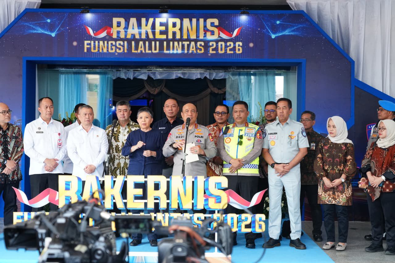 Buka Rakernis Korlantas 2026, Wakapolri Tekankan Smart Policing dan Pelayanan Humanis