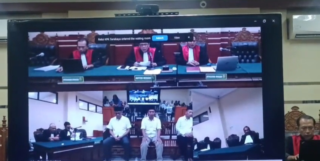 Tiga Kades Kediri Divonis Bersalah Jual beli Jabatan Perangkat Desa