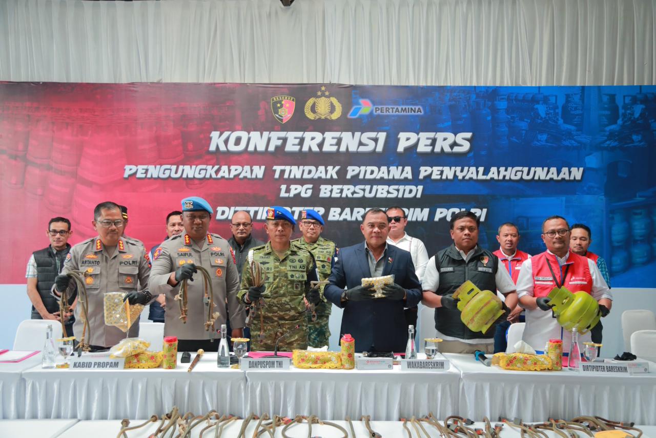 Bareskrim Polri Ungkap Penyalahgunaan LPG Subsidi di Klaten, 2 Tersangka Diamankan