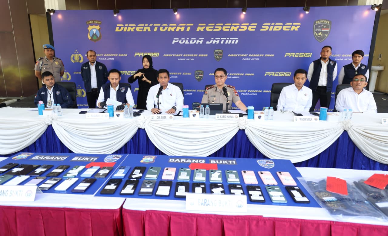 Polda Jatim Bongkar Sindikat Penipuan Online Modus Jual Beli Mobil, 11 Tersangka Diamankan