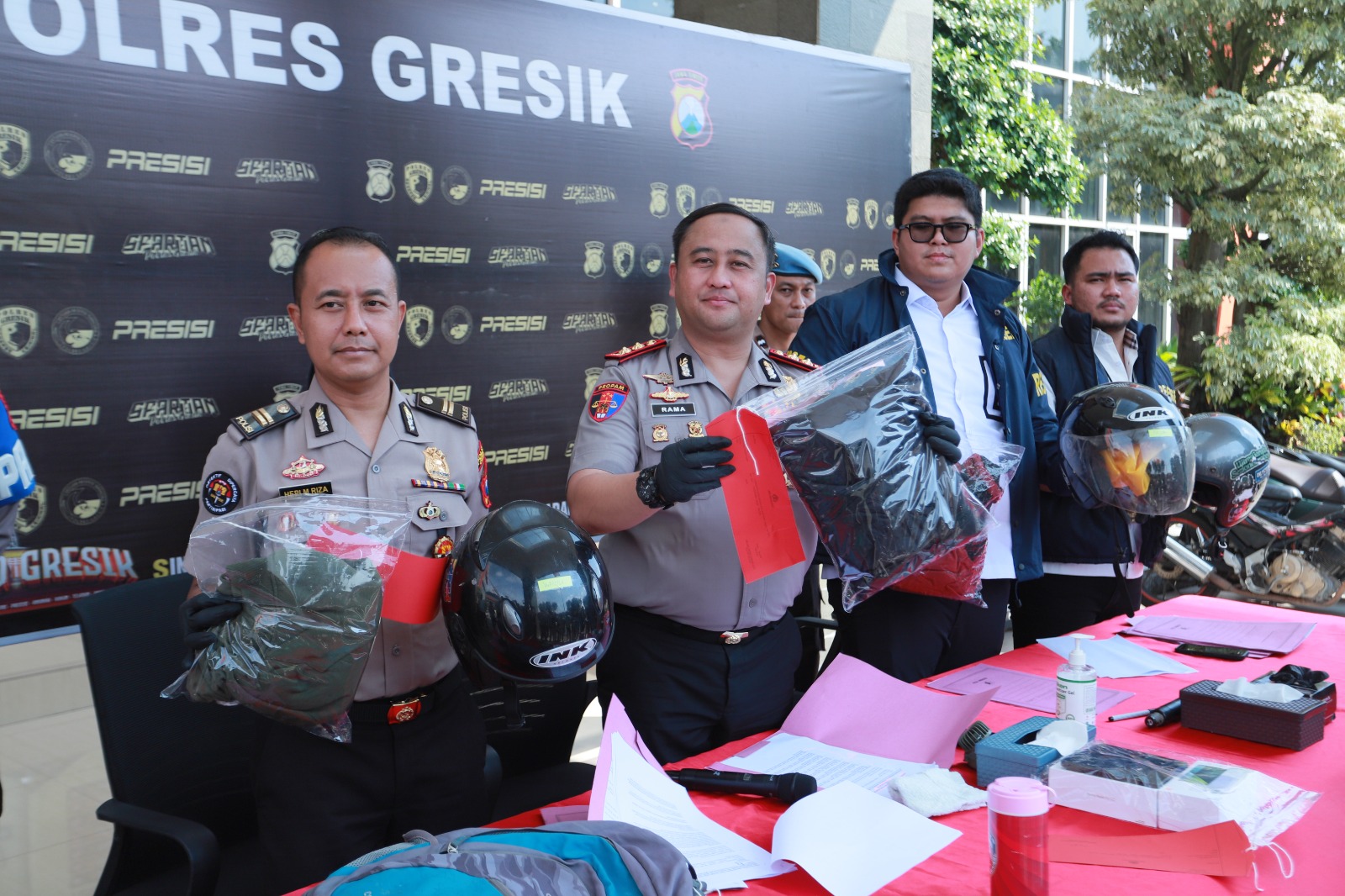 Gerak Cepat Polres Gresik Amankan 8 Oknum Suporter Terlibat Pengeroyokan