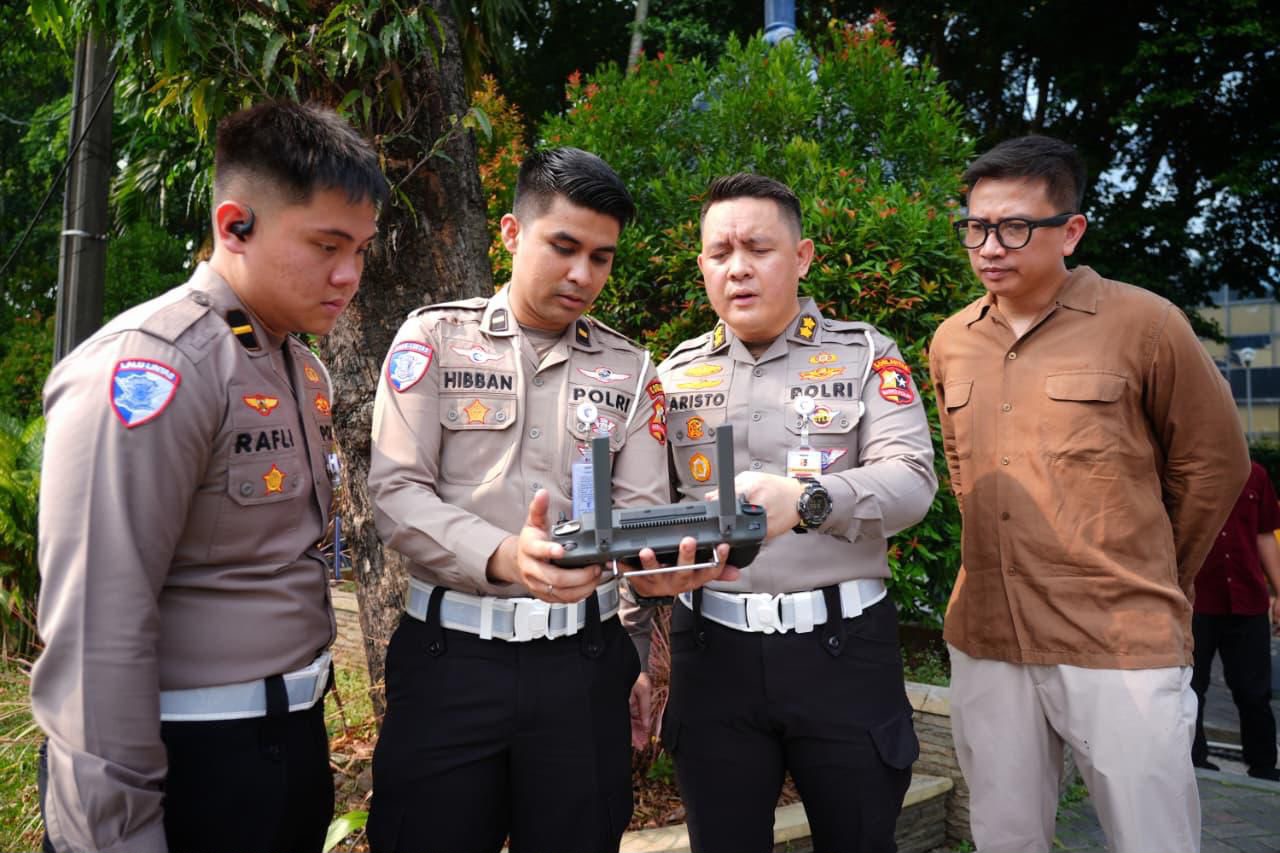 ETLE Drone Pantau Pelanggaran Lalu Lintas dari Udara Tanpa Mengganggu Aktivitas Masyarakat