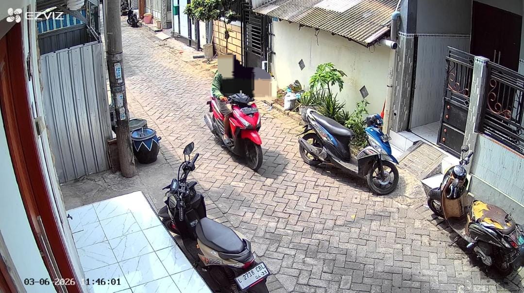 Kurang dari 24 jam Polsek Kenjeran Ungkap Curanmor di Tambak Wedi, Tersangka dan Motor Curian Diamankan