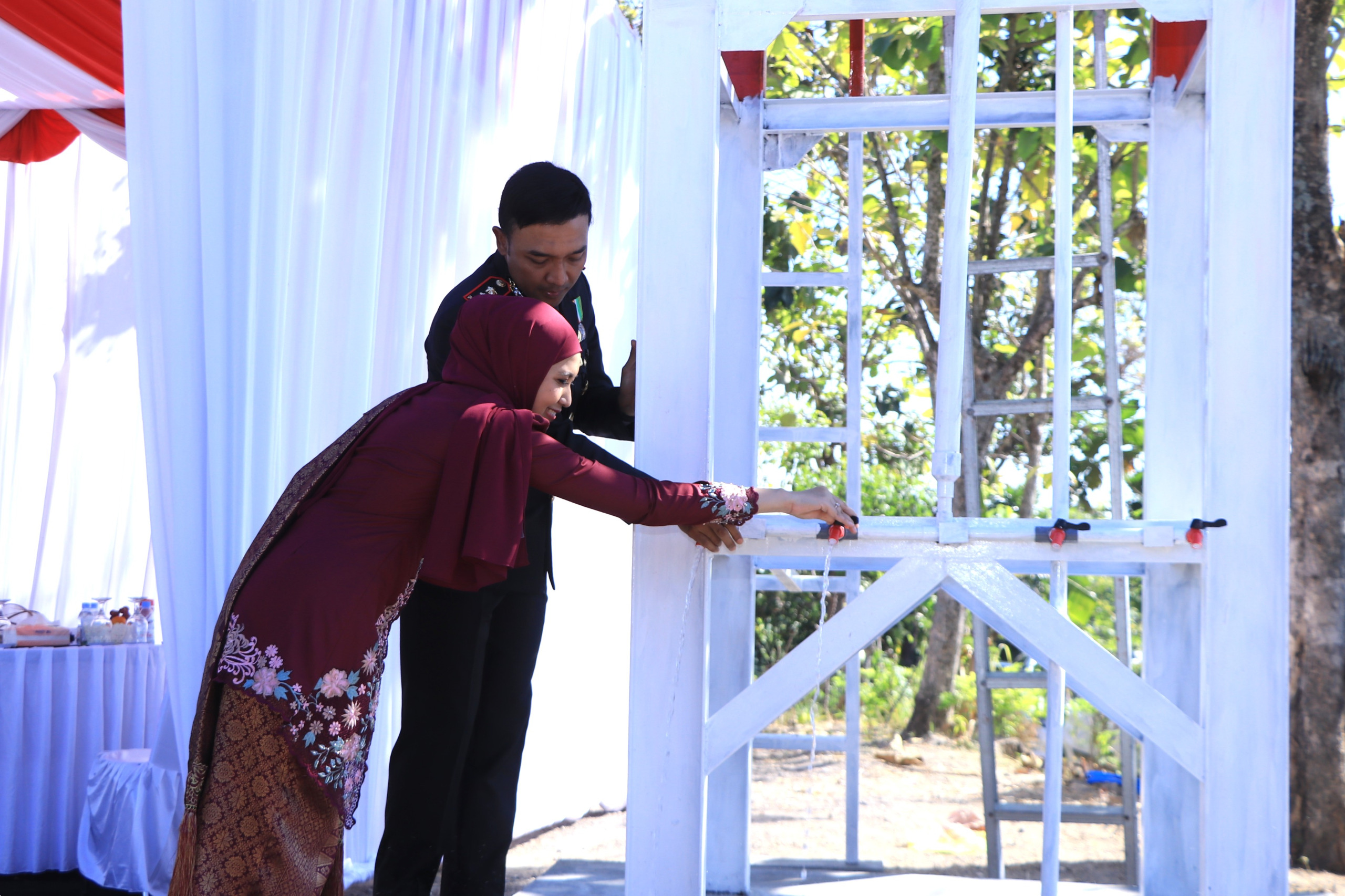 Hari Bhayangkara ke – 80, Polres Ngawi Bangun Sumur Bor Presisi untuk Masyarakat di Bringin