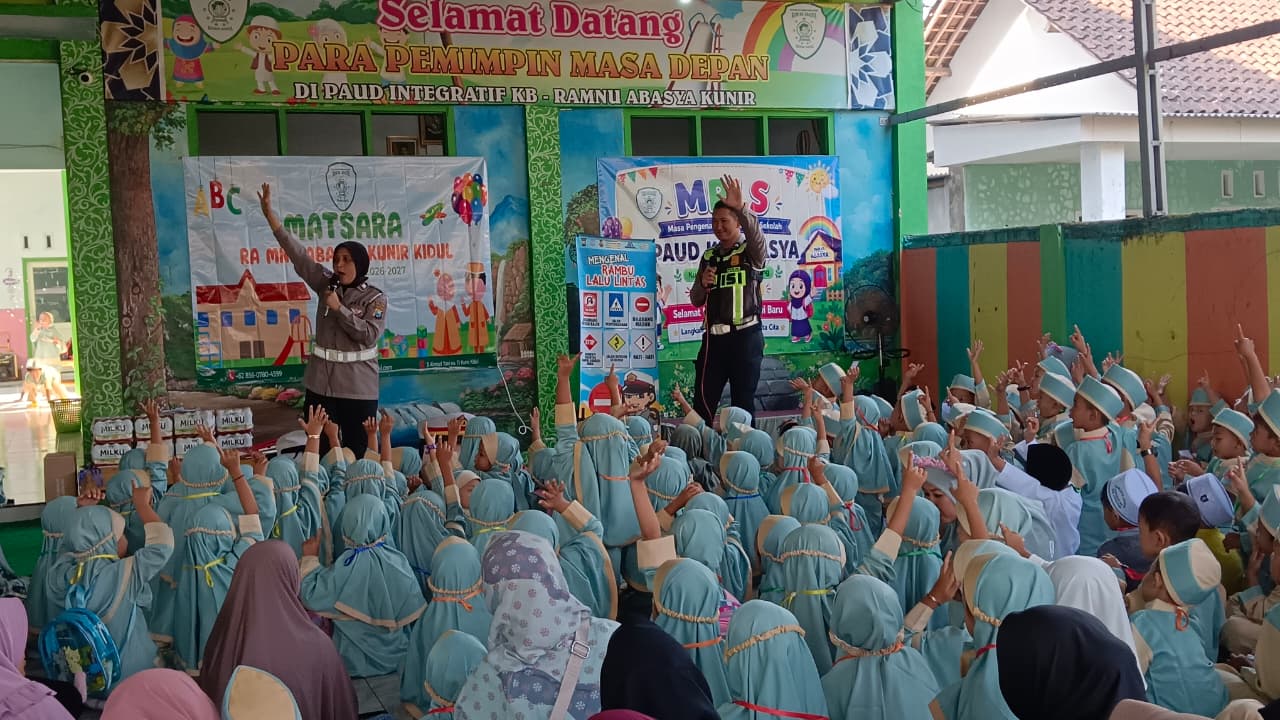 Polsanak: Polres Lumajang Tanamkan Budaya Tertib Lalu Lintas kepada Anak Sejak Usia Dini