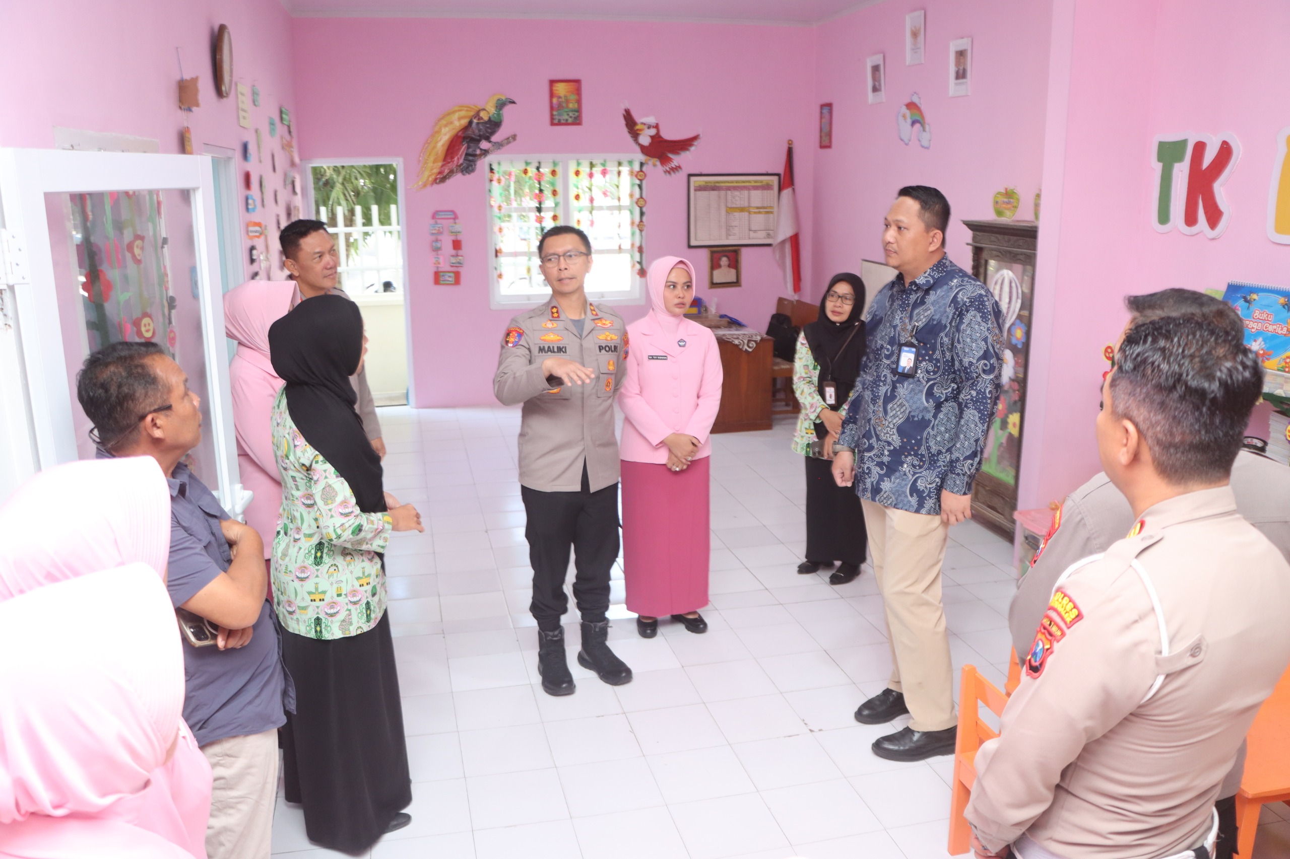 Lebih Representatif Usai Direnovasi, Kapolres Trenggalek Harap TK Kemala Bhayangkari Jadi Tempat Belajar yang Nyaman