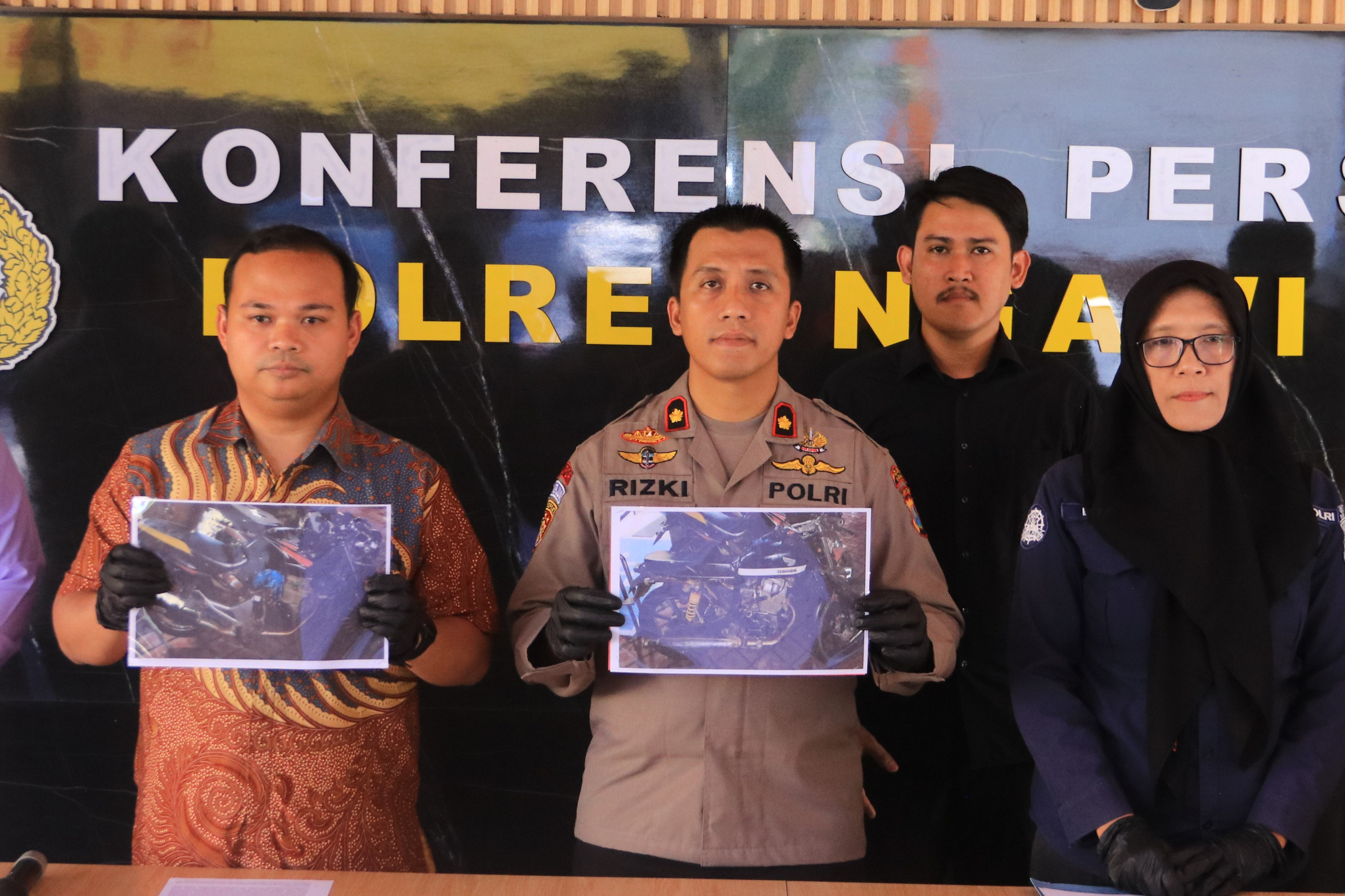 Polres Ngawi Tuntaskan Kasus Curanmor di Kendal, DPO Diamankan