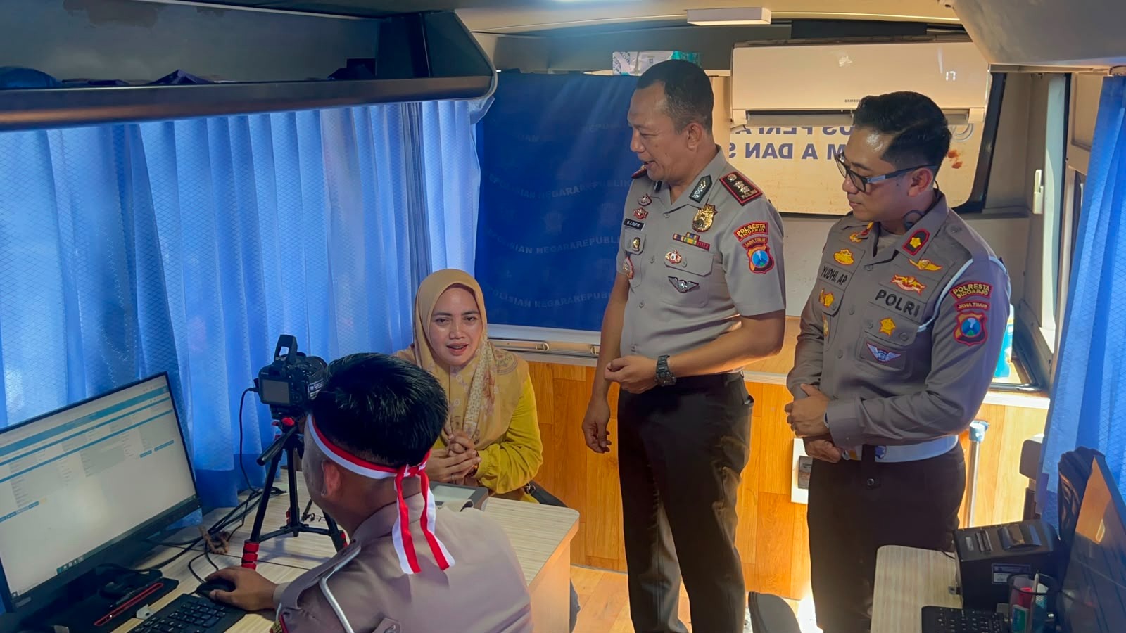 Sambut Hari Kemerdekaan RI ke – 81 Polresta Sidoarjo Hadirkan Layanan SIM Keliling 24 Jam Selama 17 Hari Non Stop