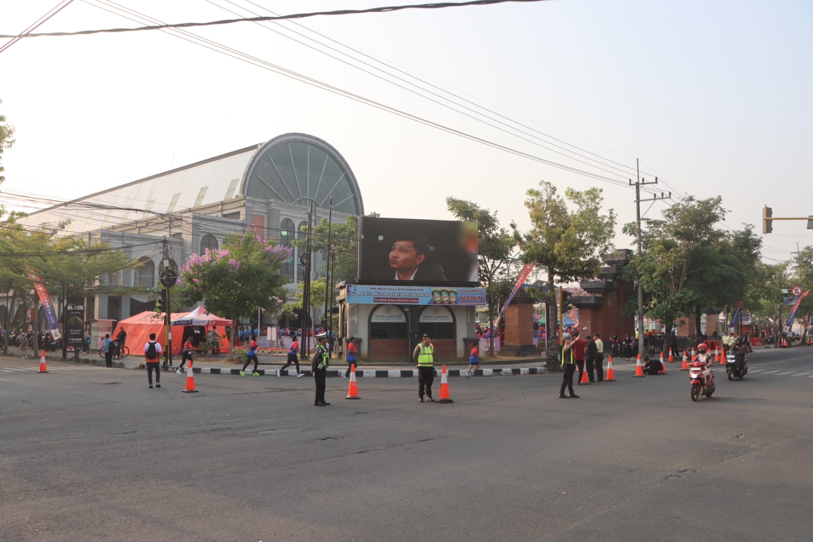 Kampanyekan Pola Hidup Sehat, Kapolres Trenggalek Ikuti SBC Fun Run