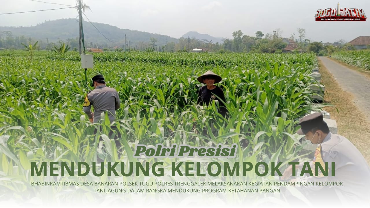 Bhabinkamtibmas Desa Banaran Siap Mendampingi Kelompok Tani