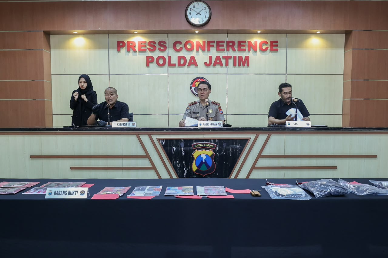 Polda Jatim Ungkap Kasus Ganjal ATM Antarprovinsi, Lima Tersangka Diamankan