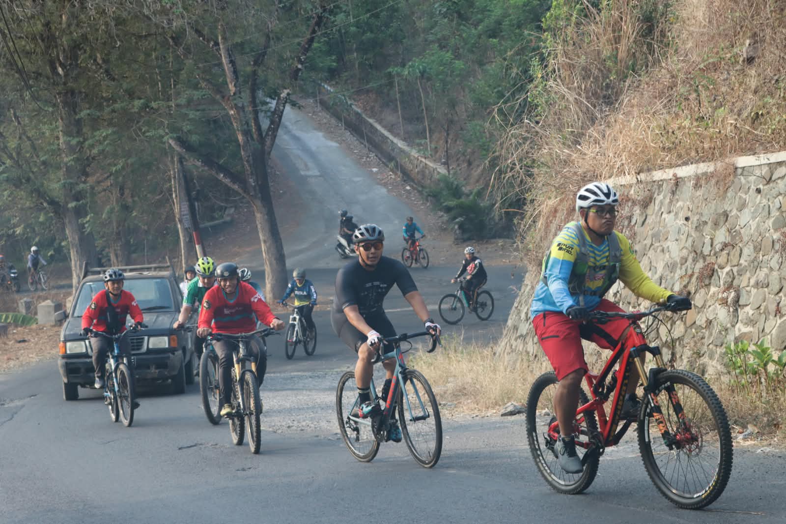 Gowes Kamtibmas Polres Trenggalek, Sarana Bangun Komunikasi Efektif dengan Masyarakat