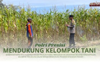 Bhabinkamtibmas Desa Ngadirejo Siap Mendampingi Kelompok Tani